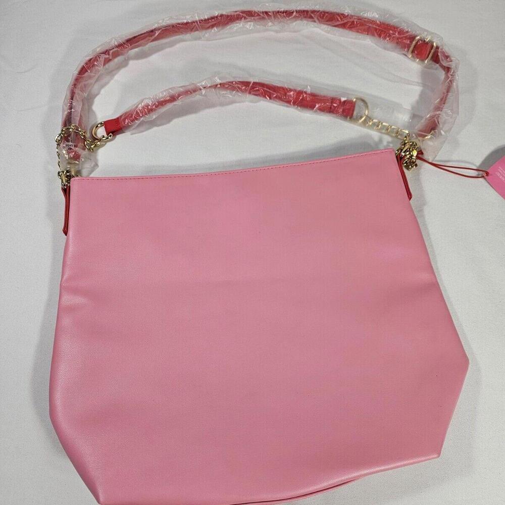 Juicy Couture Women's Tote Bag Shopper Shopping Purse Pink Gold - Picture 8 of 13